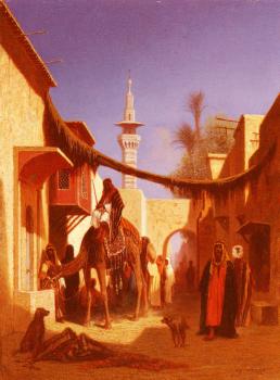 查爾斯 西奧多 弗裡爾 Street In Damascus and Street In Cairo